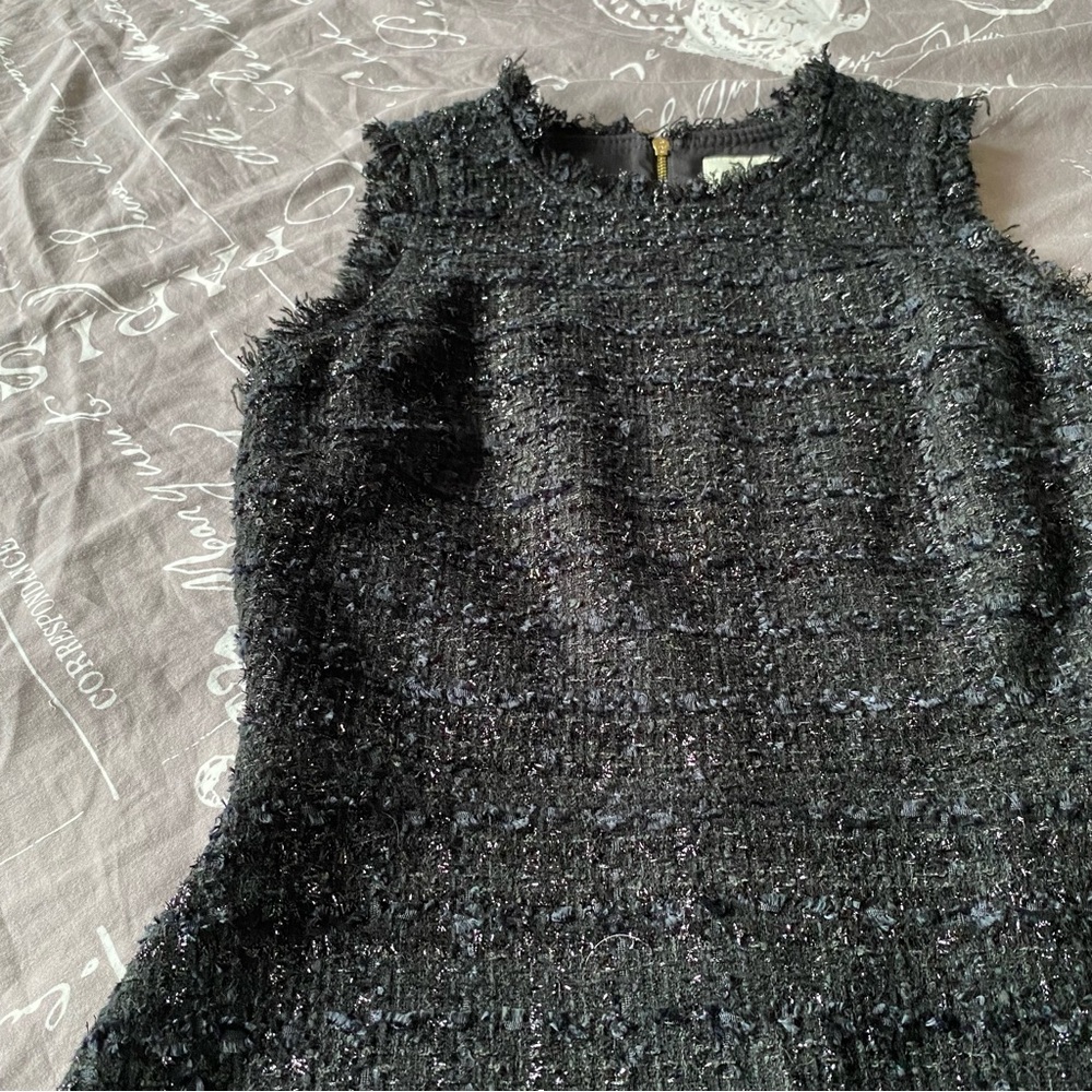 Kate Spade New York Flounce Tweed Dress - size 0 - Picture 3 of 7